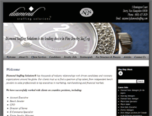 Tablet Screenshot of diamondstaffing.com